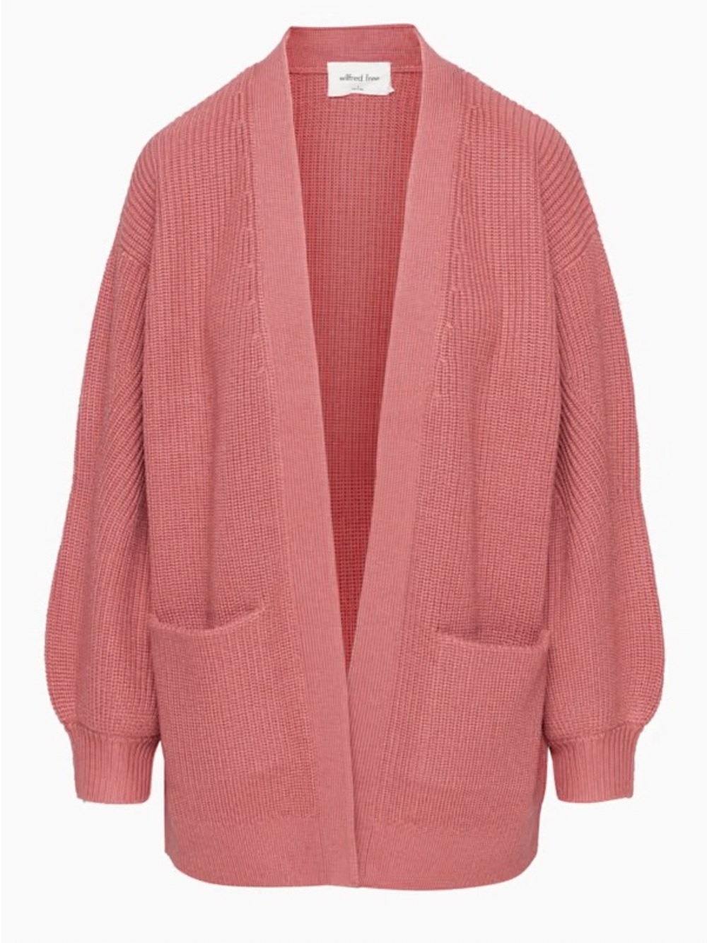 Aritzia Wilfred Free Unwind Cardigan — Cinder Pink, Size M